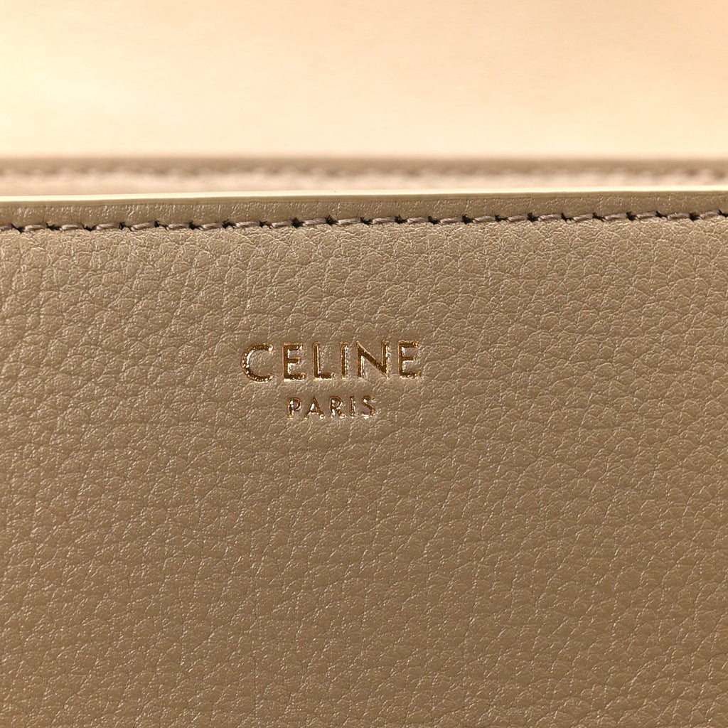 Supple Calfskin Medium Victoire Bag Brown Sepia