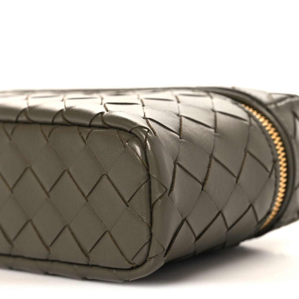 Calfskin Intrecciato Bang Bang Vanity Case Pinecone