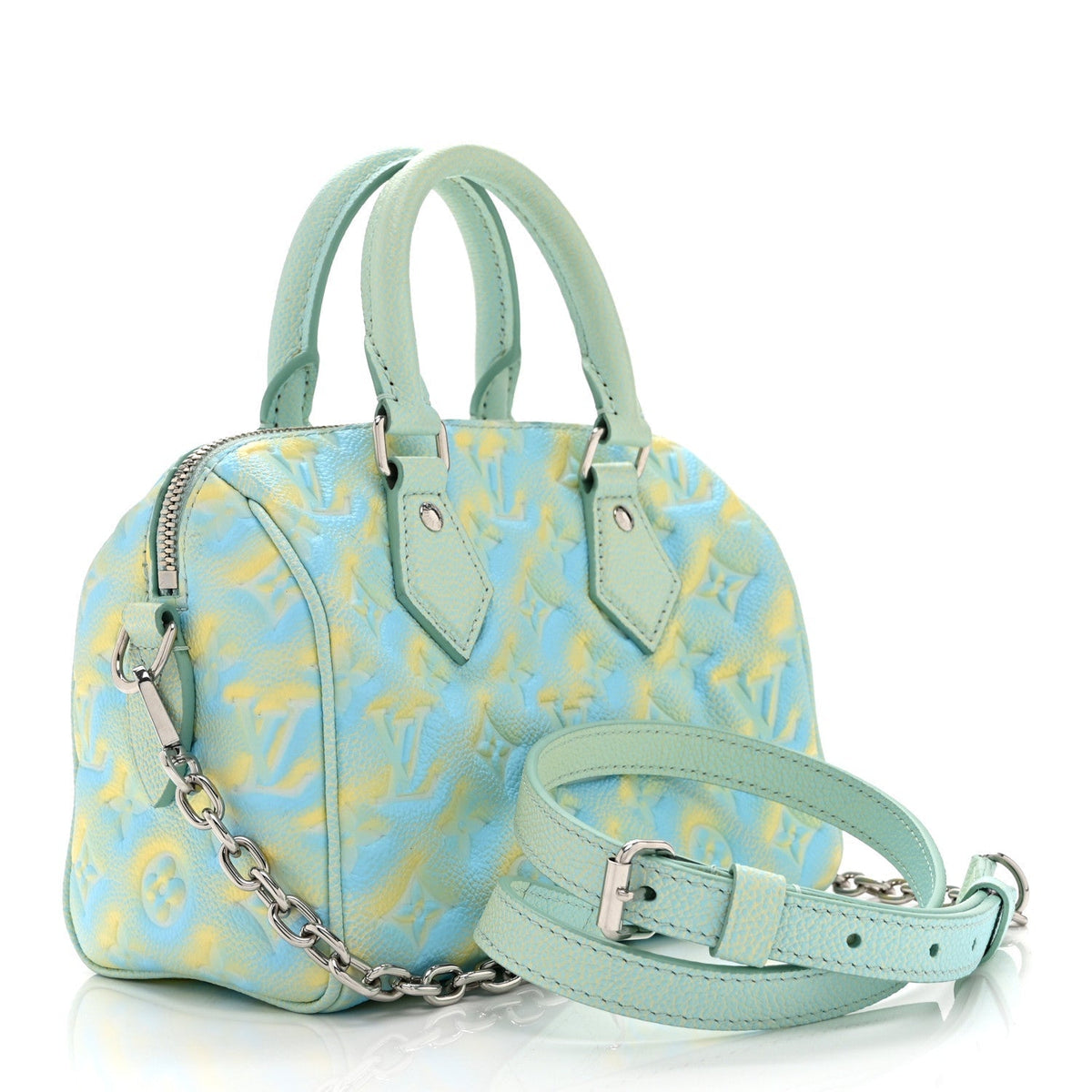 Empreinte Monogram Summer Stardust Speedy 20 Water Green