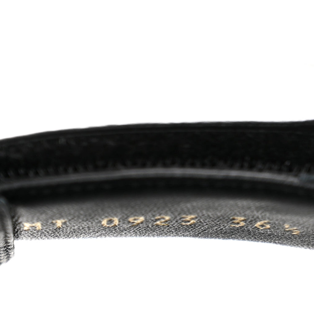 Lambskin Dioract 10mm Sandals 36.5 Black