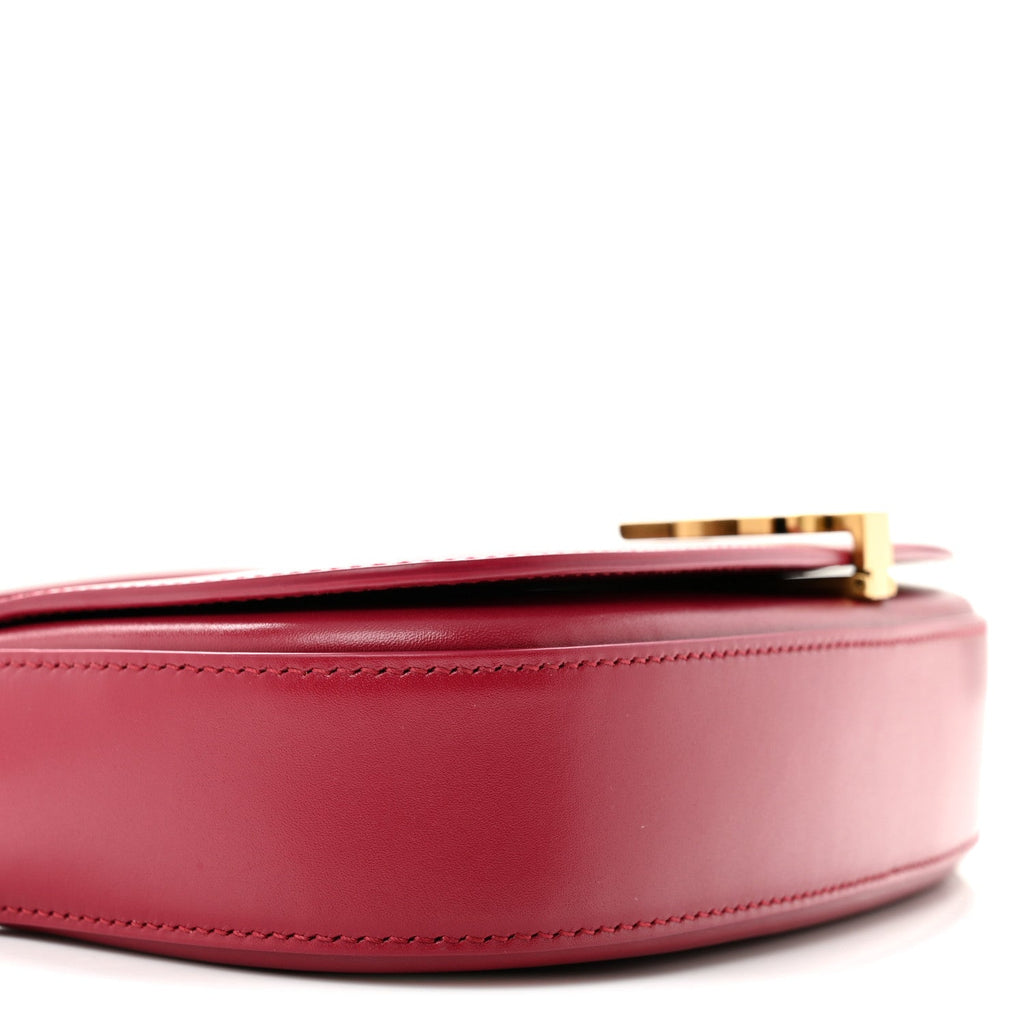 Box Calfskin Mini Voltaire Shoulder Bag Raspberry Pink
