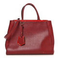 Vitello Elite Regular 2Jours Tote Rosso Scuro Ciliegia