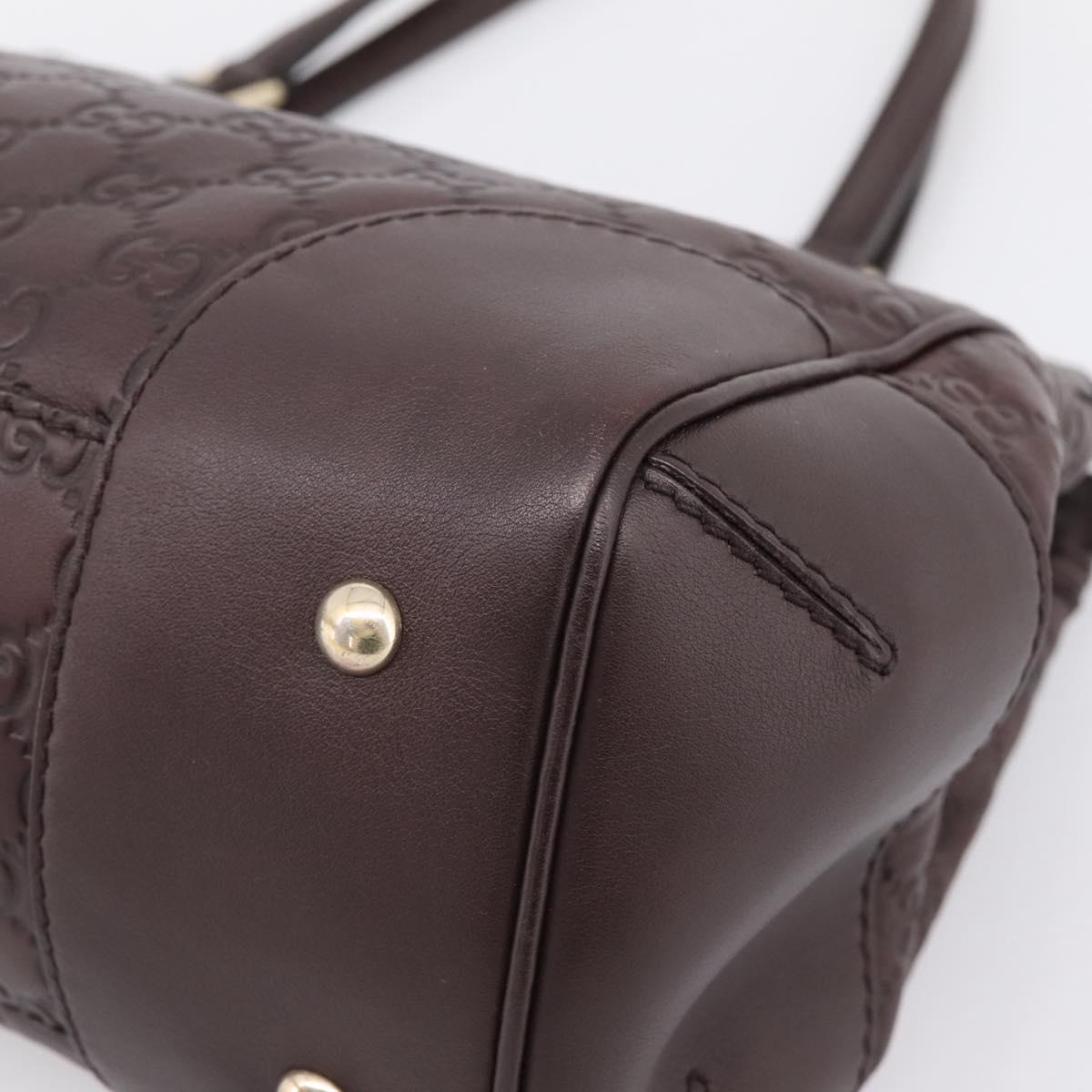 GUCCI GG Canvas Guccissima Tote Bag Brown Gold 257068 Auth BA15857V