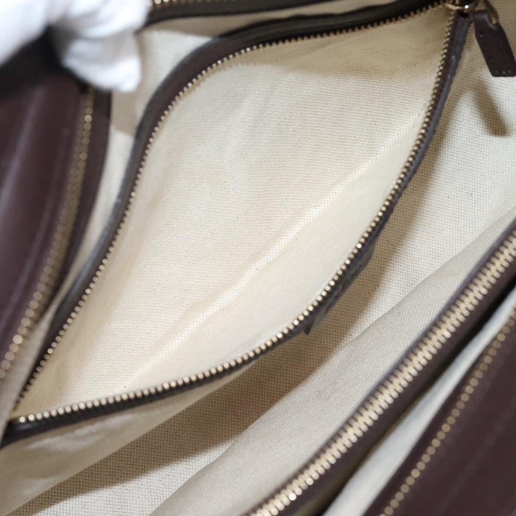 GUCCI GG Canvas Guccissima Tote Bag Brown Gold 257068 Auth BA15857V