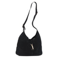GUCCI New Jackie Shoulder Bag Leather Black Gold 277520 Auth BA15959V