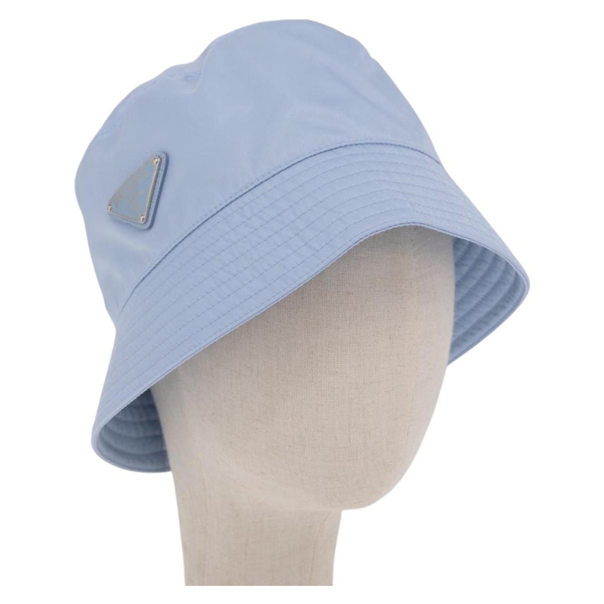 PRADA Bucket hat Hat Nylon S Light Blue Auth BA16460M
