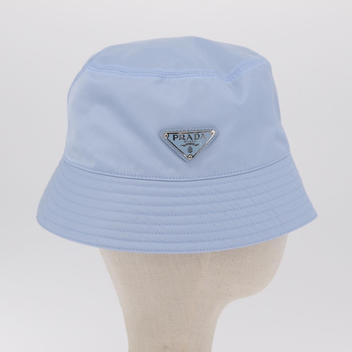 PRADA Bucket hat Hat Nylon S Light Blue Auth BA16460M