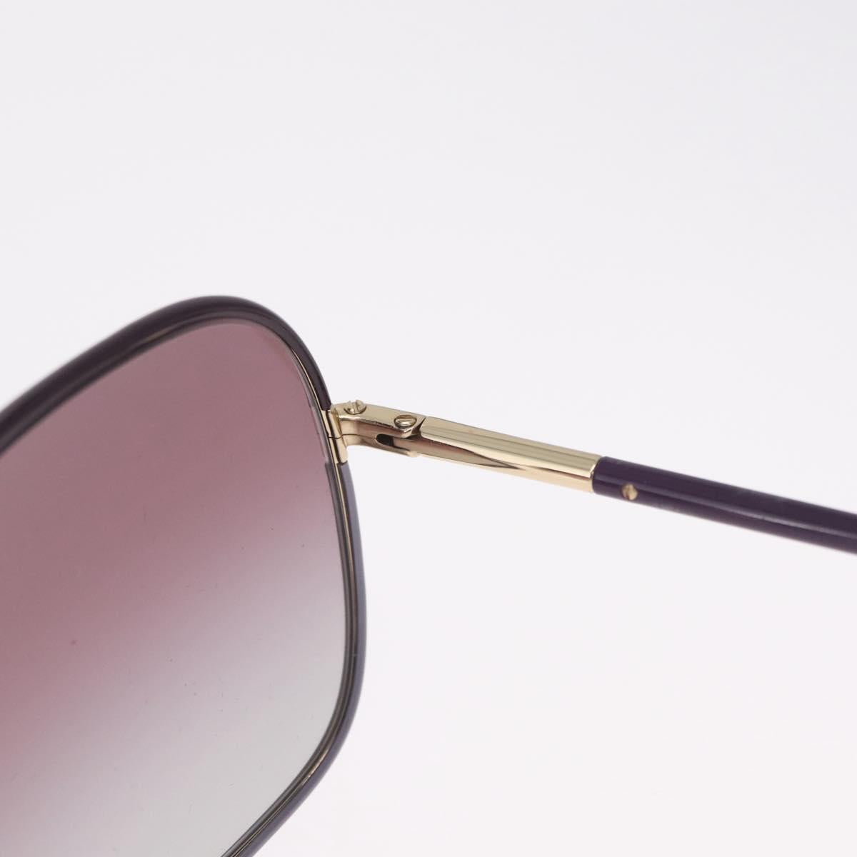 PRADA Sunglasses Plastic Purple Gold Auth BA16731V