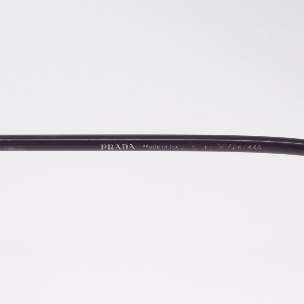 PRADA Sunglasses Plastic Purple Gold Auth BA16731V