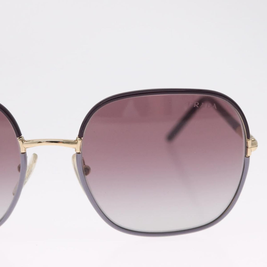 PRADA Sunglasses Plastic Purple Gold Auth BA16731V