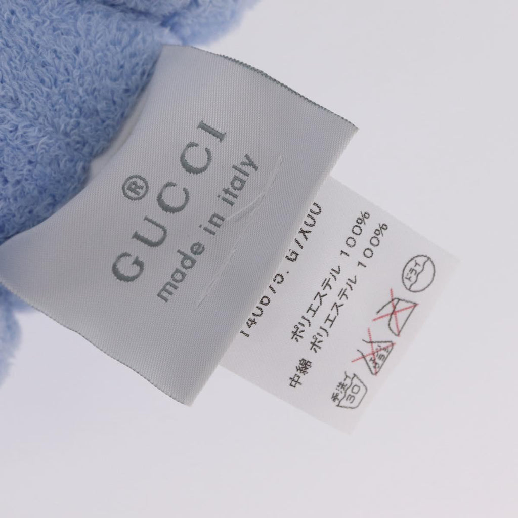 GUCCI Teddy Bear Pile 2 Set Light Blue Auth BA16761