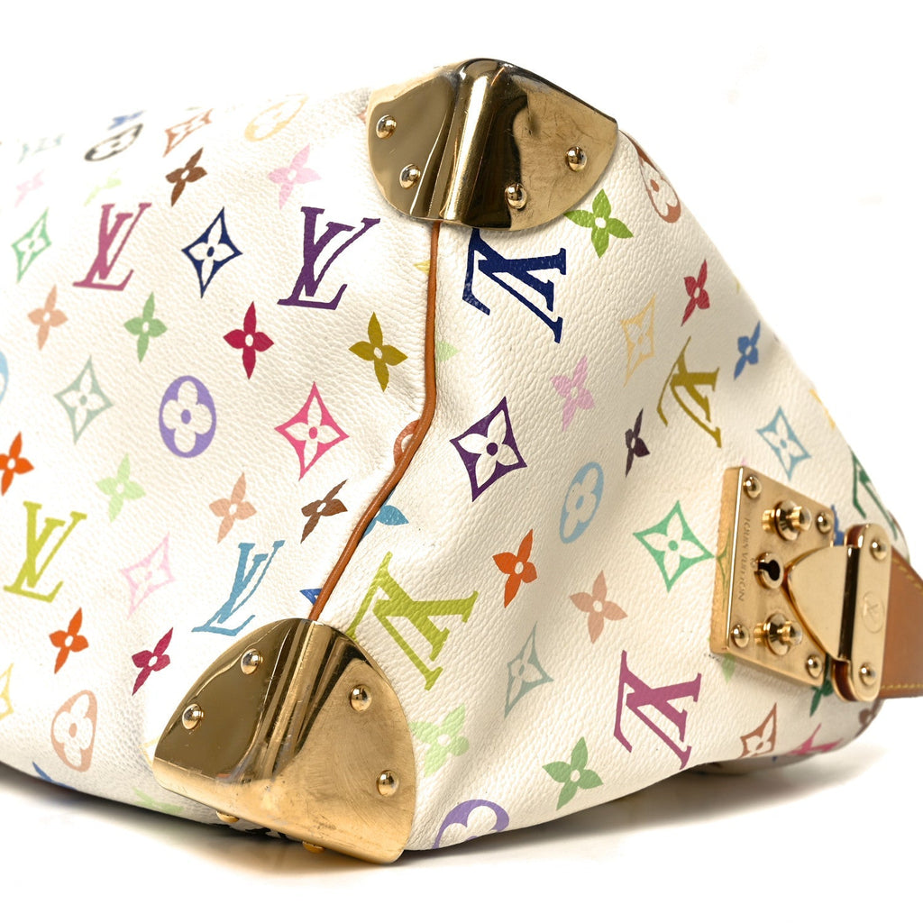 Monogram Multicolor Speedy 30 White