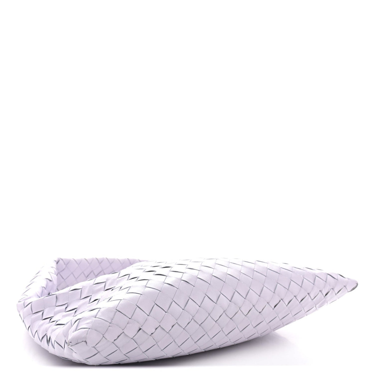 Calfskin Intrecciato Small Hop Oyster Lilac