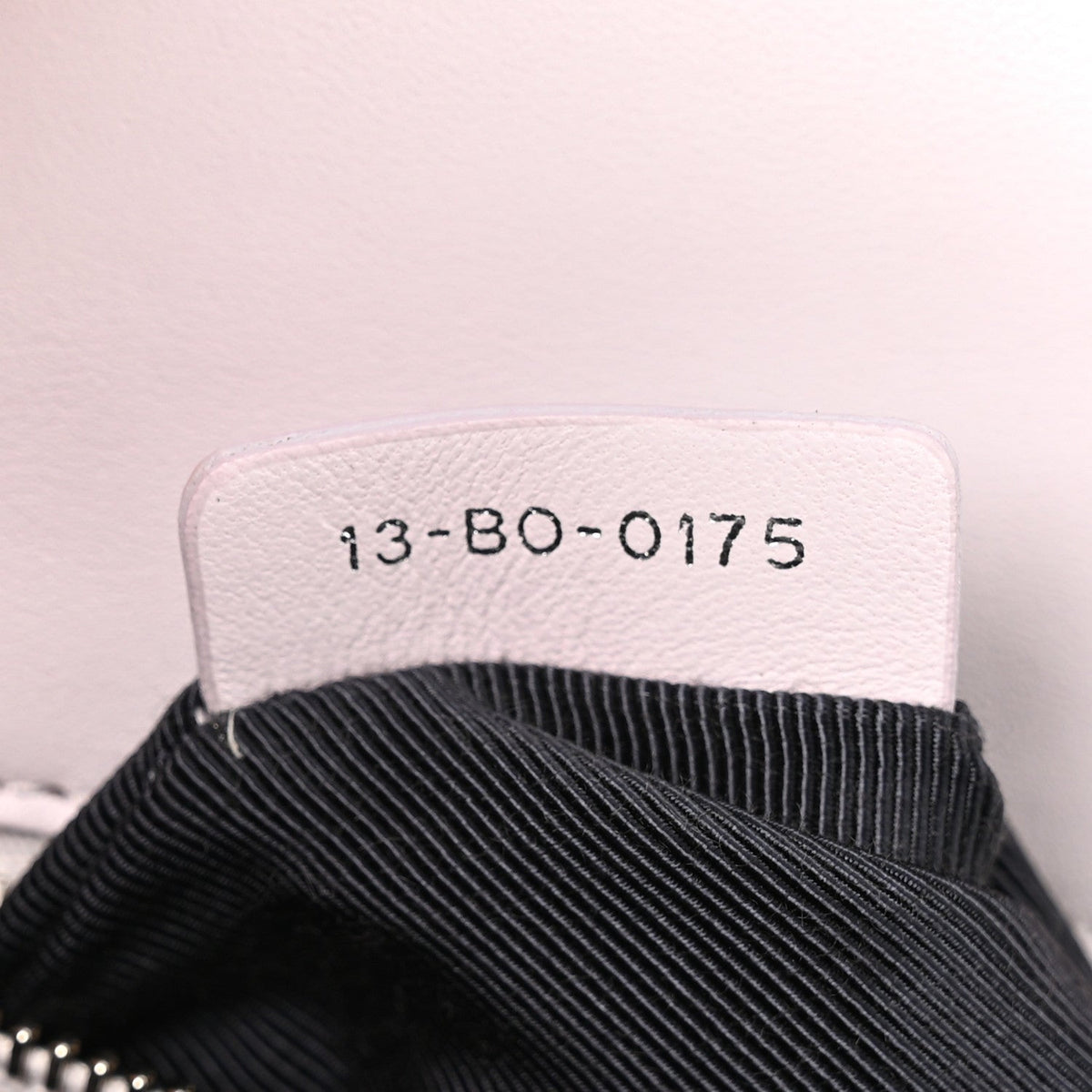 Calfskin Medium Diorama Flap Bag Off White