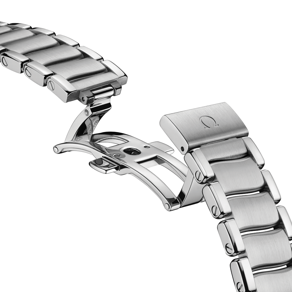 De Ville Ladymatic 34mm - Black Tahiti, Mother-of-Pearl w/ Diamonds on Bracelet