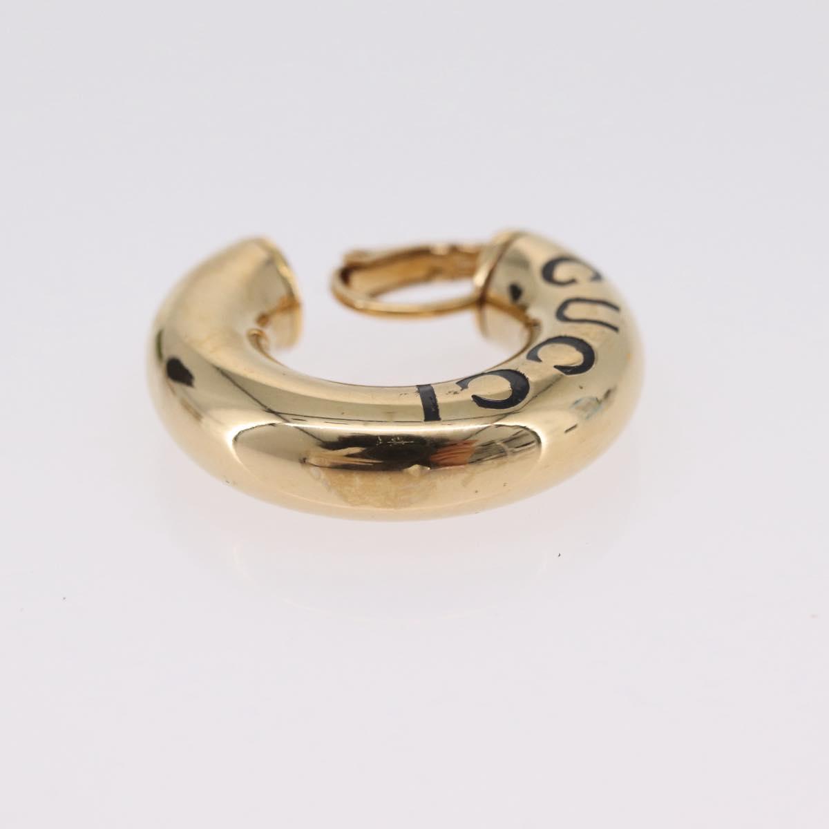 GUCCI Earring metal Gold Tone Auth bs37288V