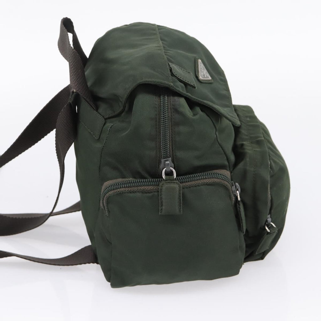 PRADA Backpack Nylon 3 Set Khaki Auth bs37426