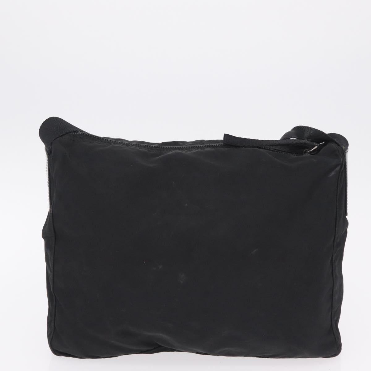 PRADA Hand Bag Nylon Leather 5 Set Black Beige Auth bs37447