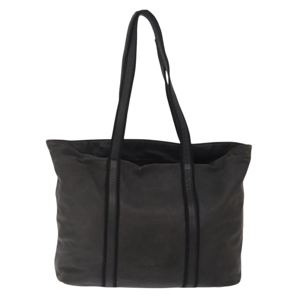 PRADA Hand Bag Nylon Leather 5 Set Black Beige Auth bs37447