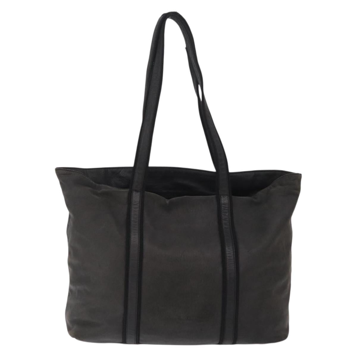 PRADA Hand Bag Nylon Leather 5 Set Black Beige Auth bs37447