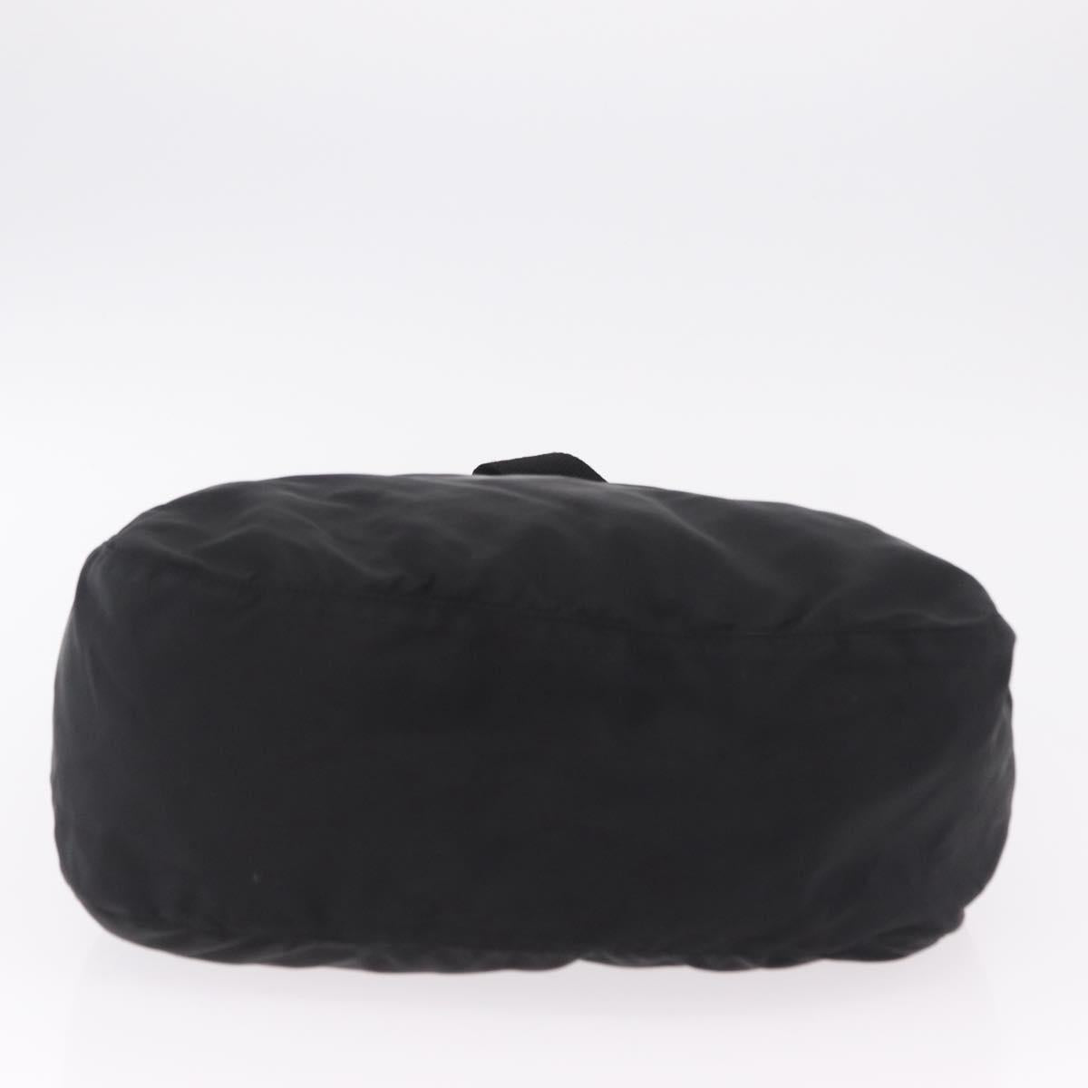 PRADA Hand Bag Nylon Leather 5 Set Black Beige Auth bs37447
