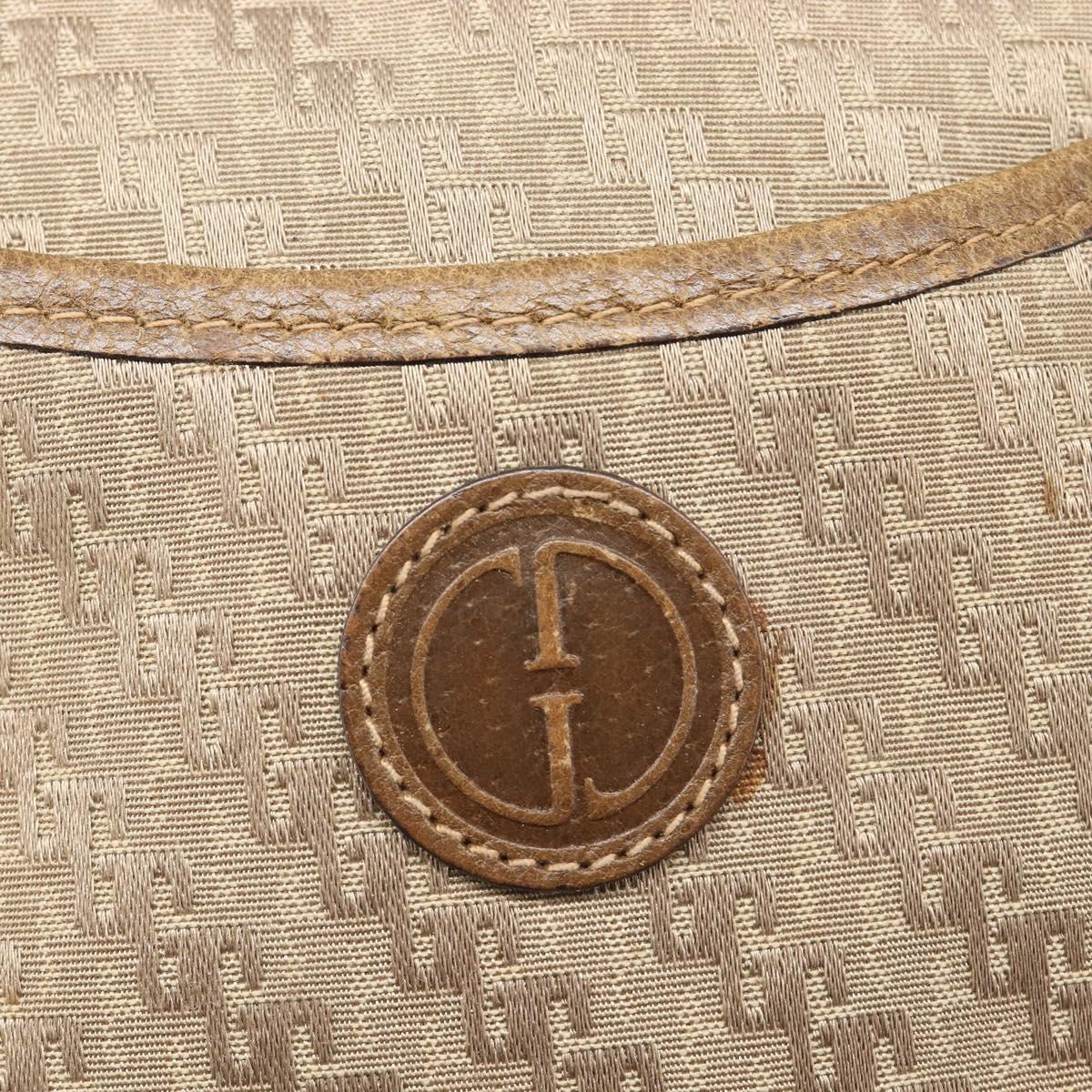 GUCCI Shoulder Bag Canvas Beige Gold 007 58 0179 Auth bs37586