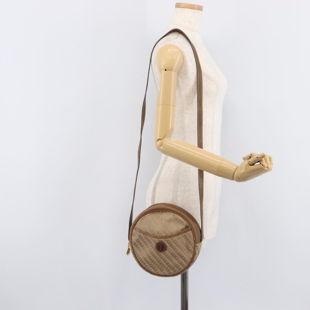 GUCCI Shoulder Bag Canvas Beige Gold 007 58 0179 Auth bs37586