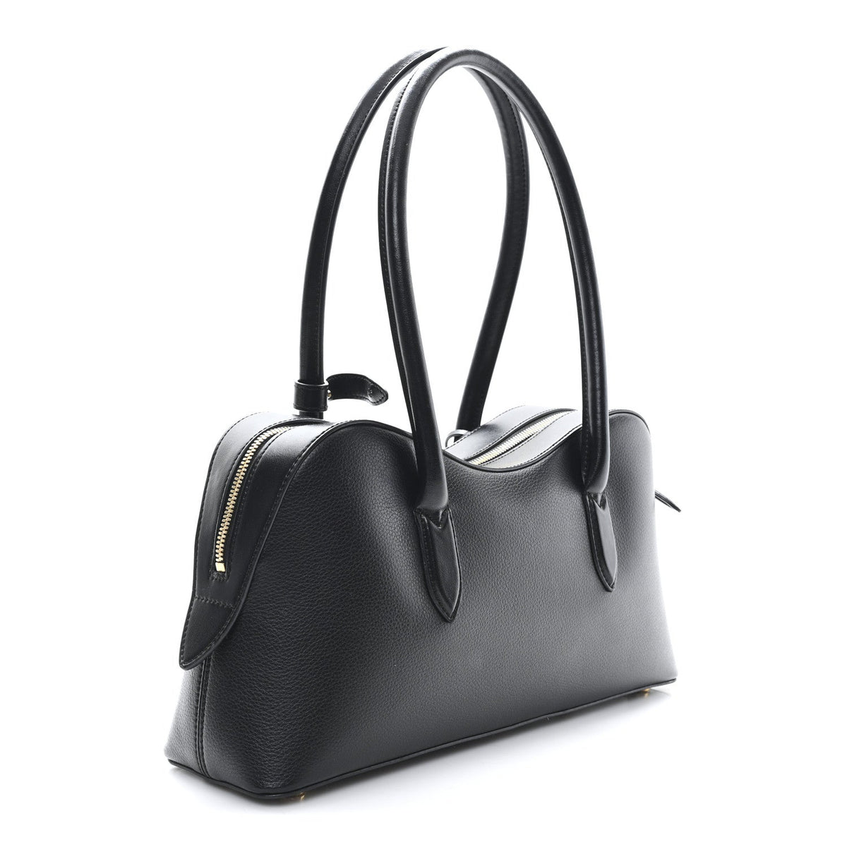 Eco Grainy Alter Mat Ryder Shoulder Bag Black