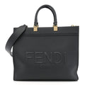 Vitello Cher Logo Debossed Medium Fendi Sunshine Shopper Tote Real Tempesta