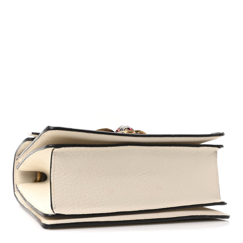 GG Supreme Monogram Small Queen Margaret Top Handle Bag White