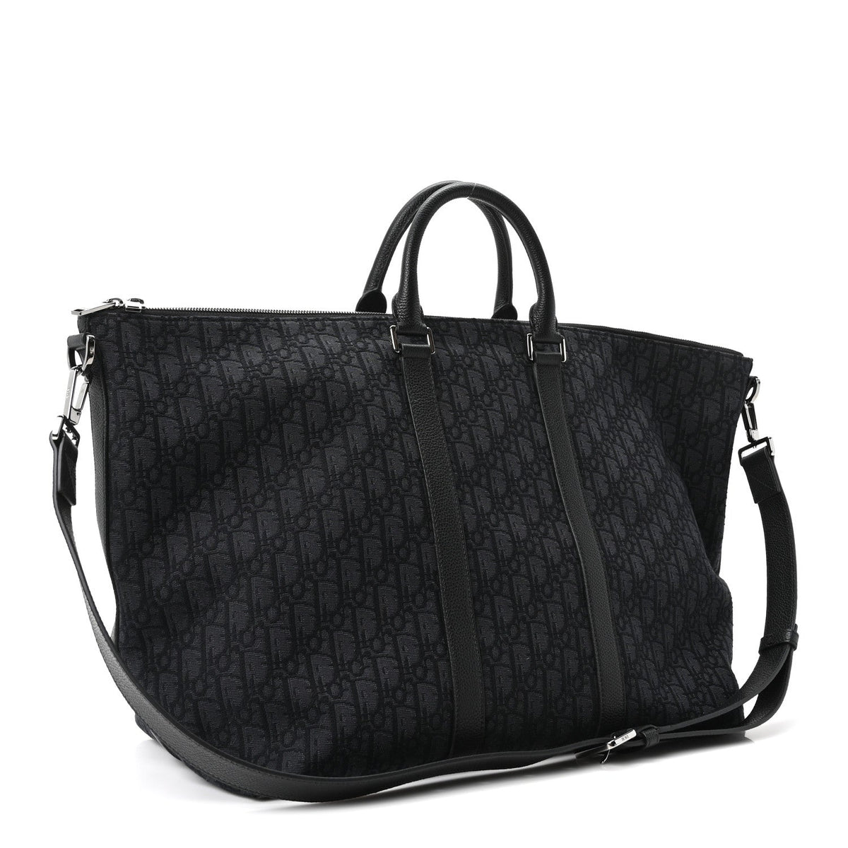Maxi Oblique Jacquard Weekender 40 Black