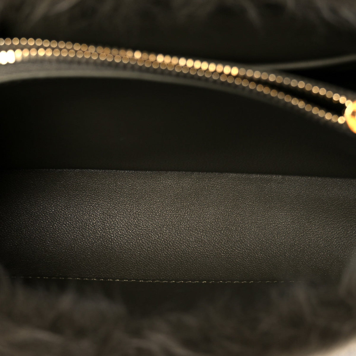 Shearling Suede Calfskin Teen Nino Golden Khaki