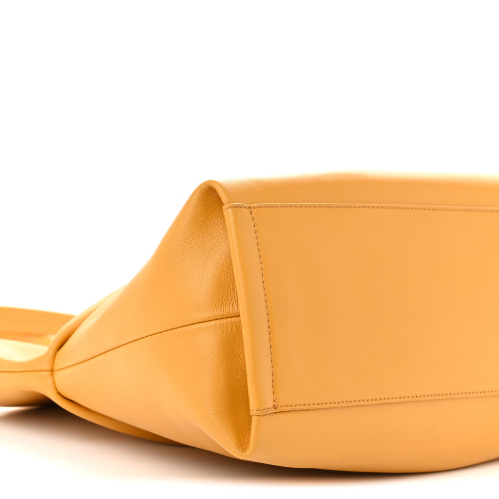 Calfskin Judy East West Tote Sunflower