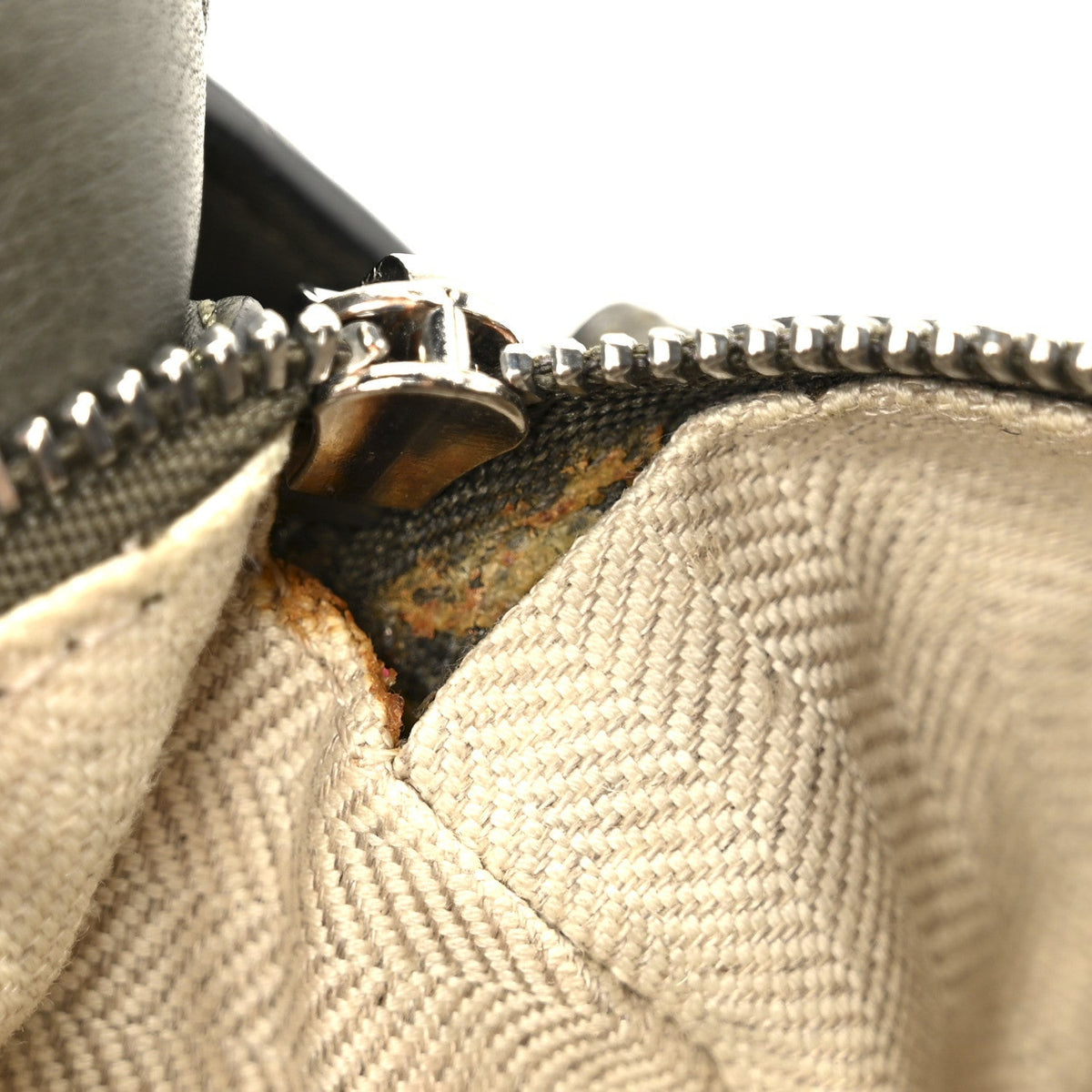 Calfskin Mini Puzzle Bag Khaki Green