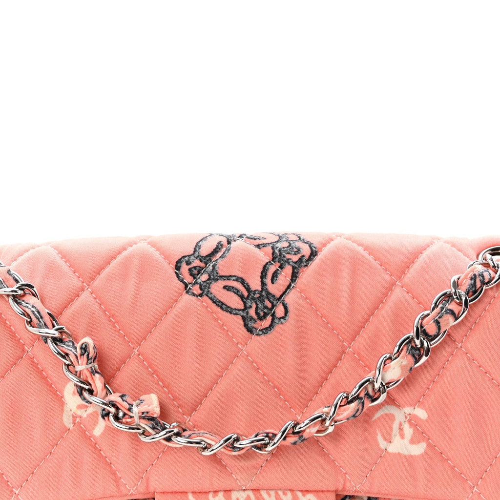 Cotton Quilted Small Bandana Single Flap Pink