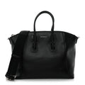 Box Calfskin Small Antigona Sport Top Handle Bag  Black