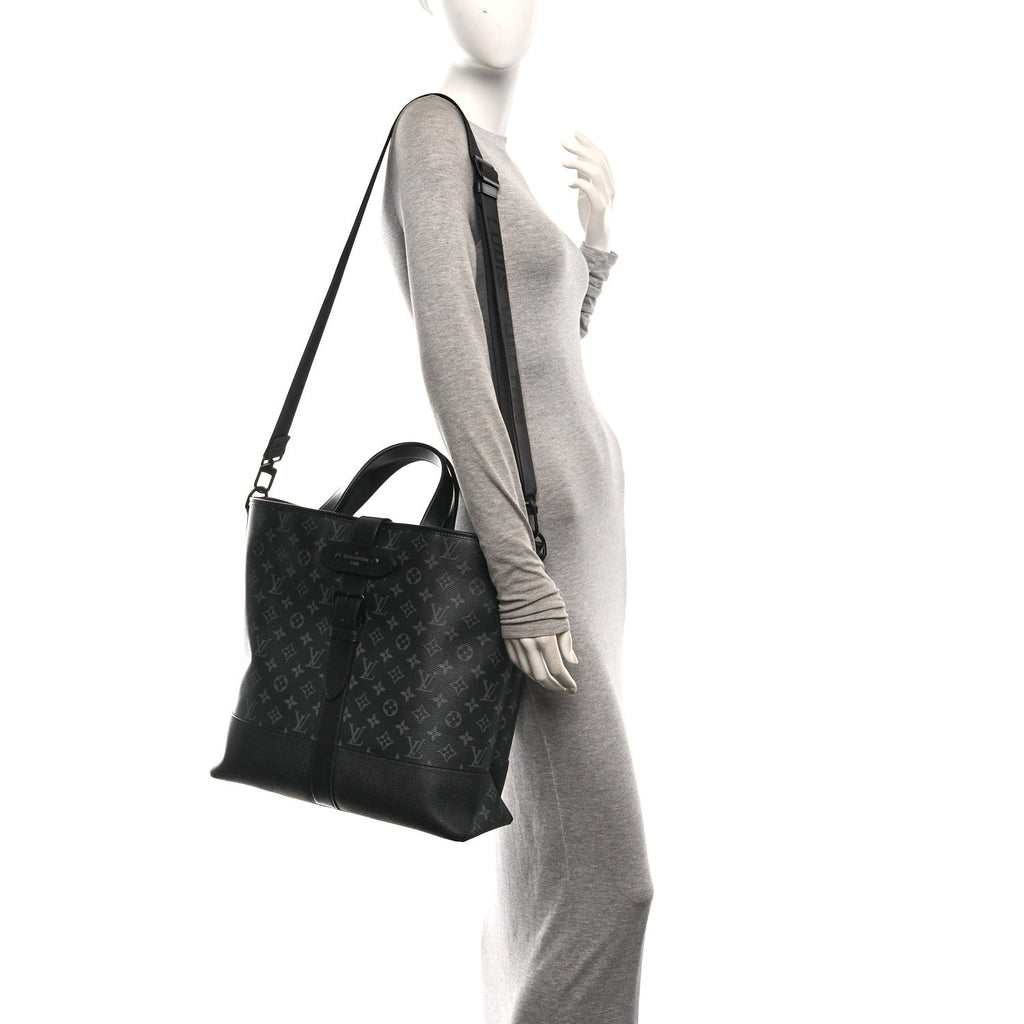 Monogram Eclipse Saumur Tote Black