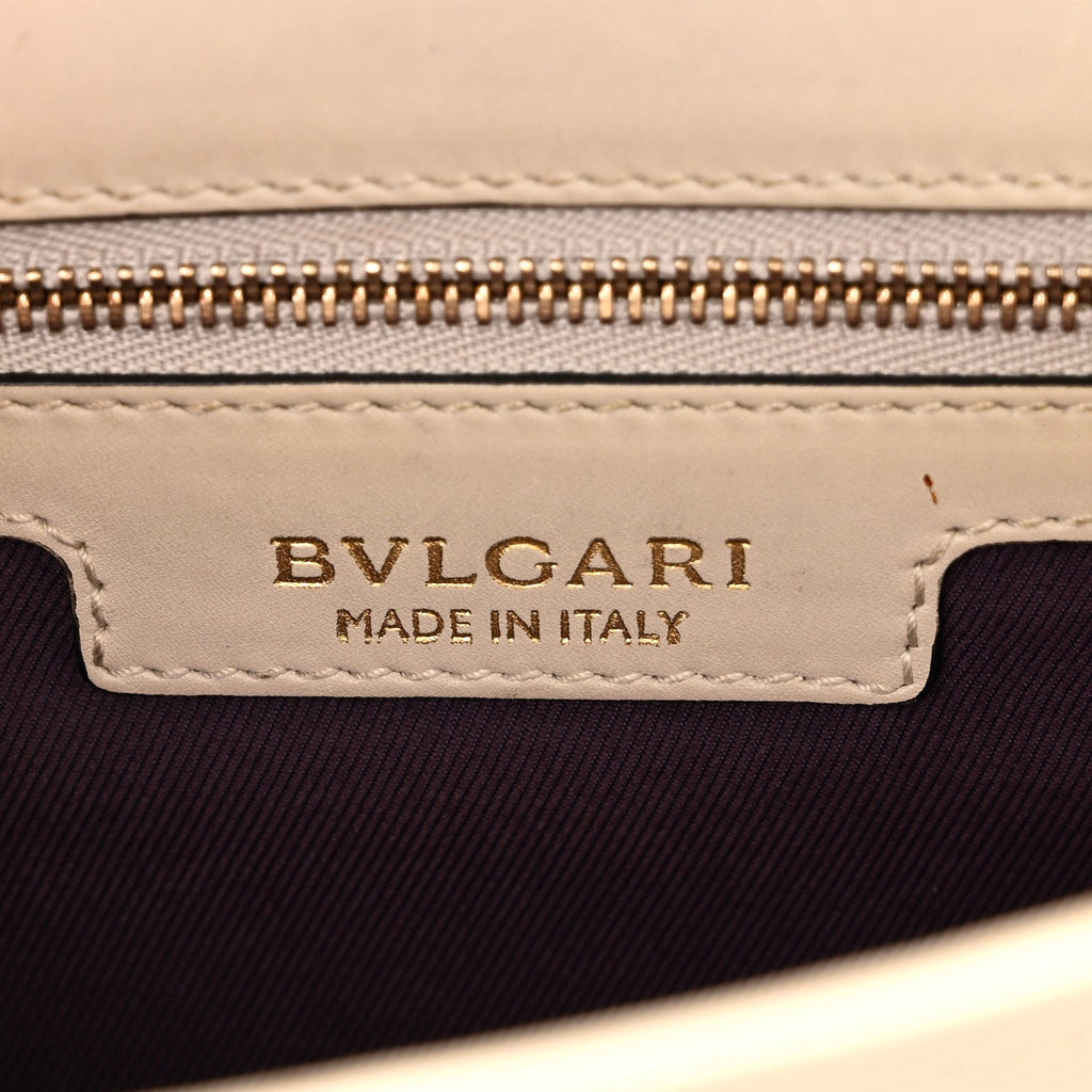 Calfskin Serpenti Forever Crossbody Bag White Agate