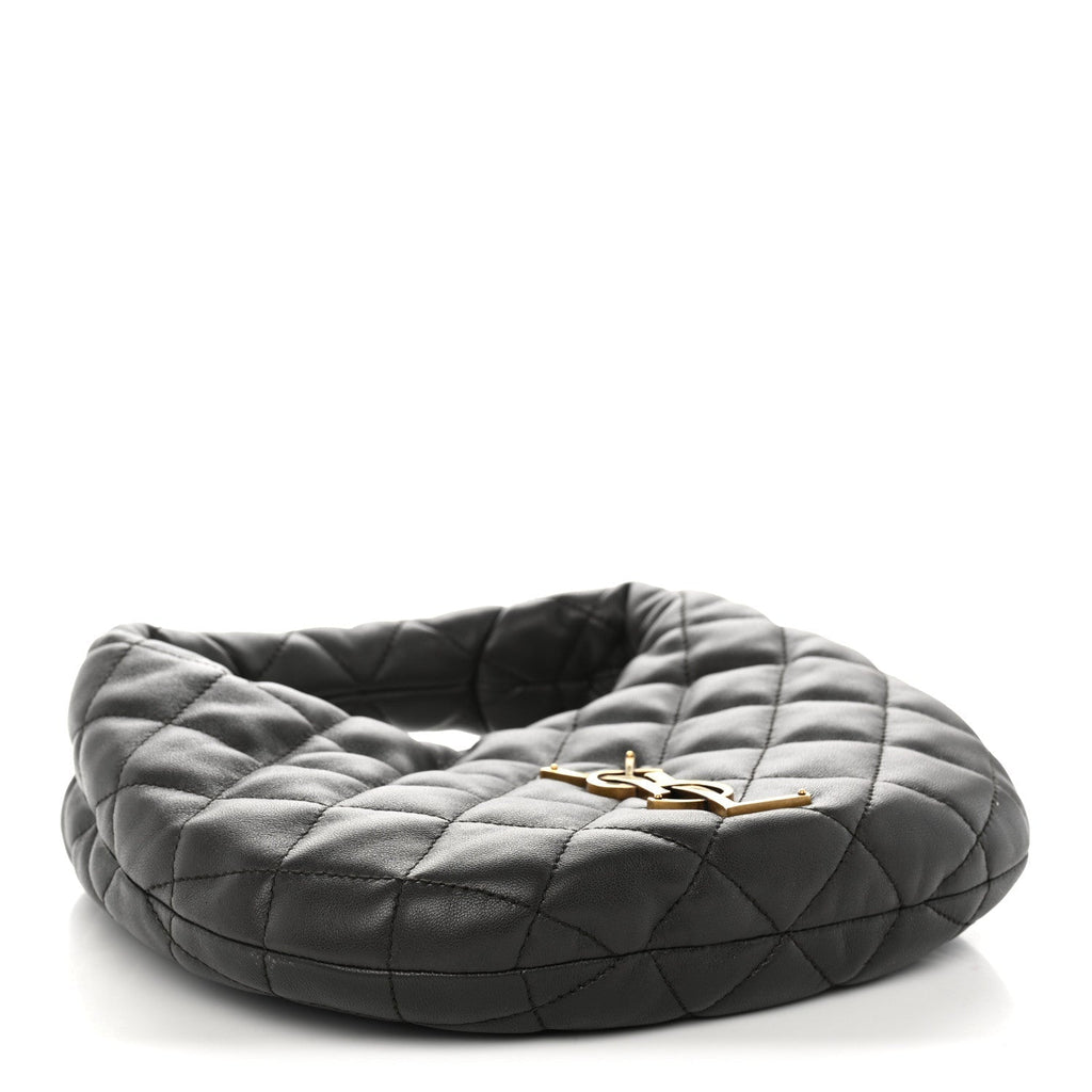 Lambskin Quilted Icarino Bag Urban Grey