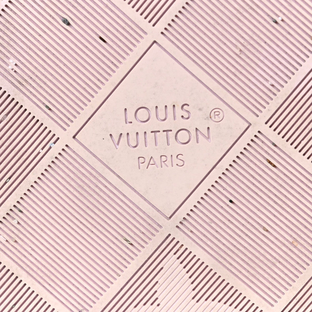 LV X TM Cherry Blossom Calfskin Maya Flatform Sandals 40 Light Pink