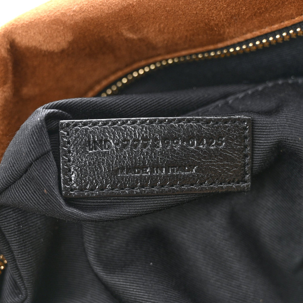 Suede Large Calypso Caramel Cognac