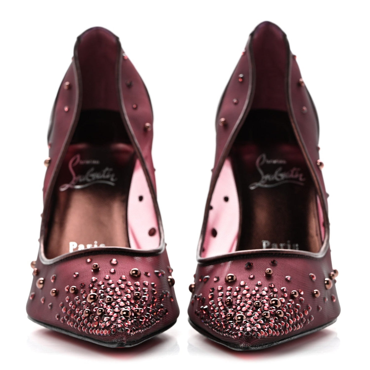 Rete Nappa Laminata Miss Z Degrastrass Perla 100 Pumps 40 Palacy