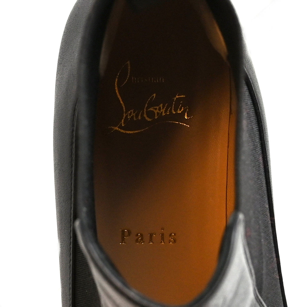 Calfskin Marchacroche Flat Chelsea Boots 39.5 Black