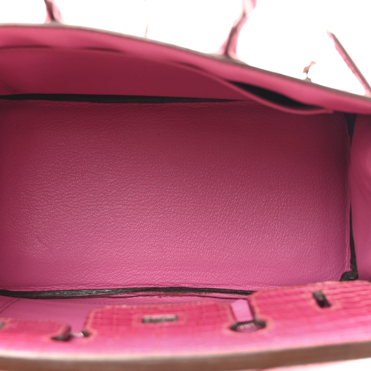 Shiny Niloticus Crocodile Birkin 25 Rose Scheherazade