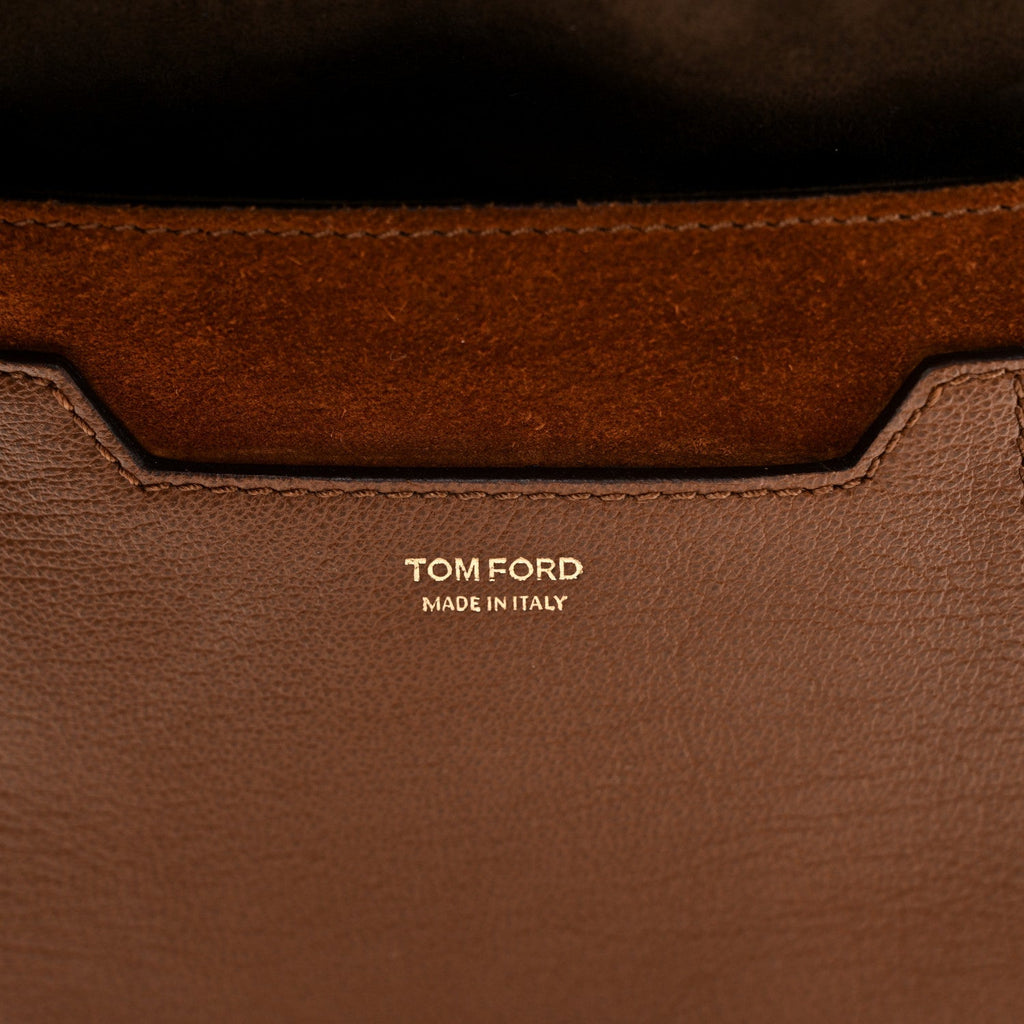 Suede Calfskin Mini Jennifer Crossbody Caramel