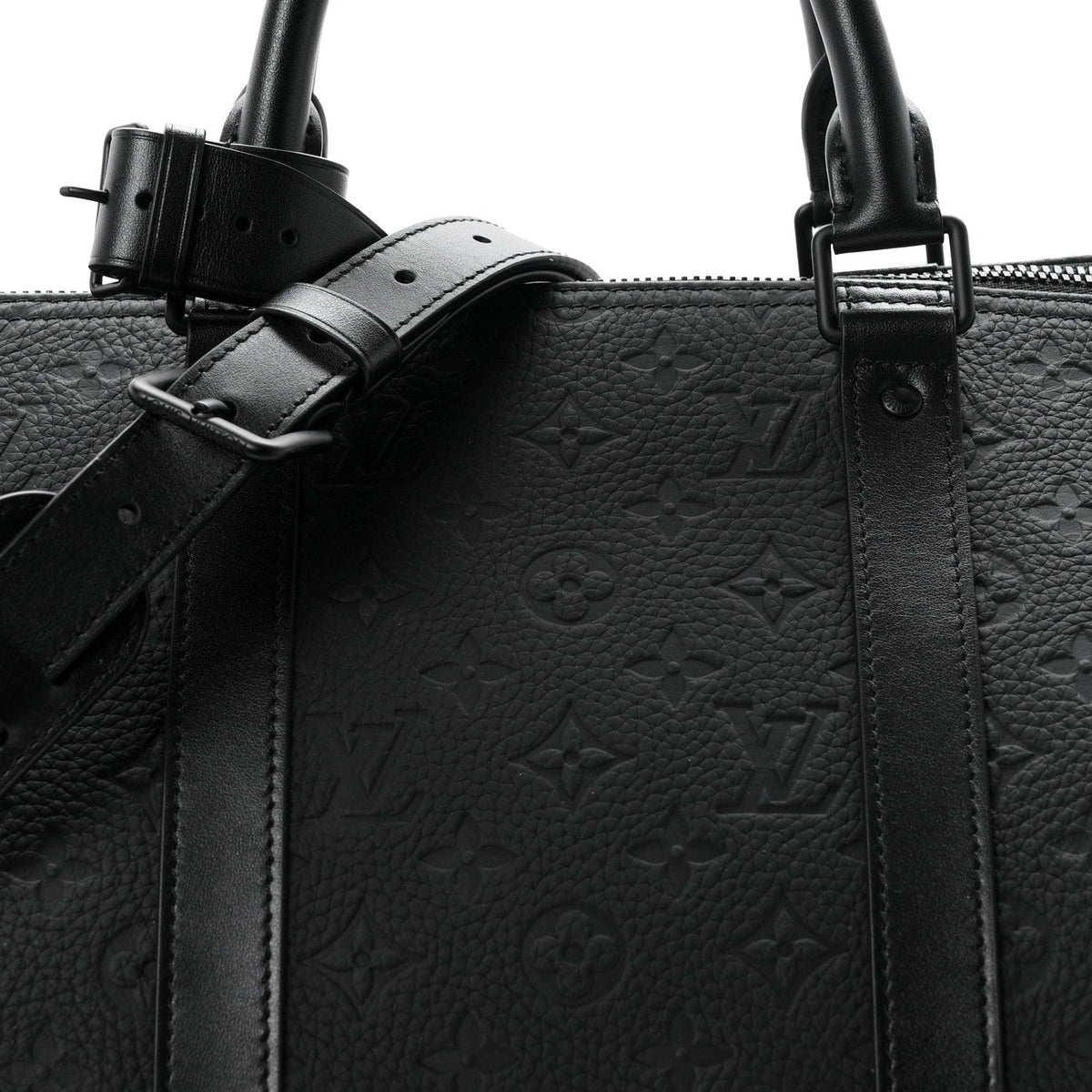 Taurillon Monogram Keepall Bandouliere 50 Black