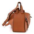 Calfskin Small Hammock Shoulder Bag Tan