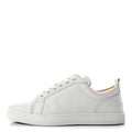 Calfskin Mens Louis Junior Flat Sneakers 44 White