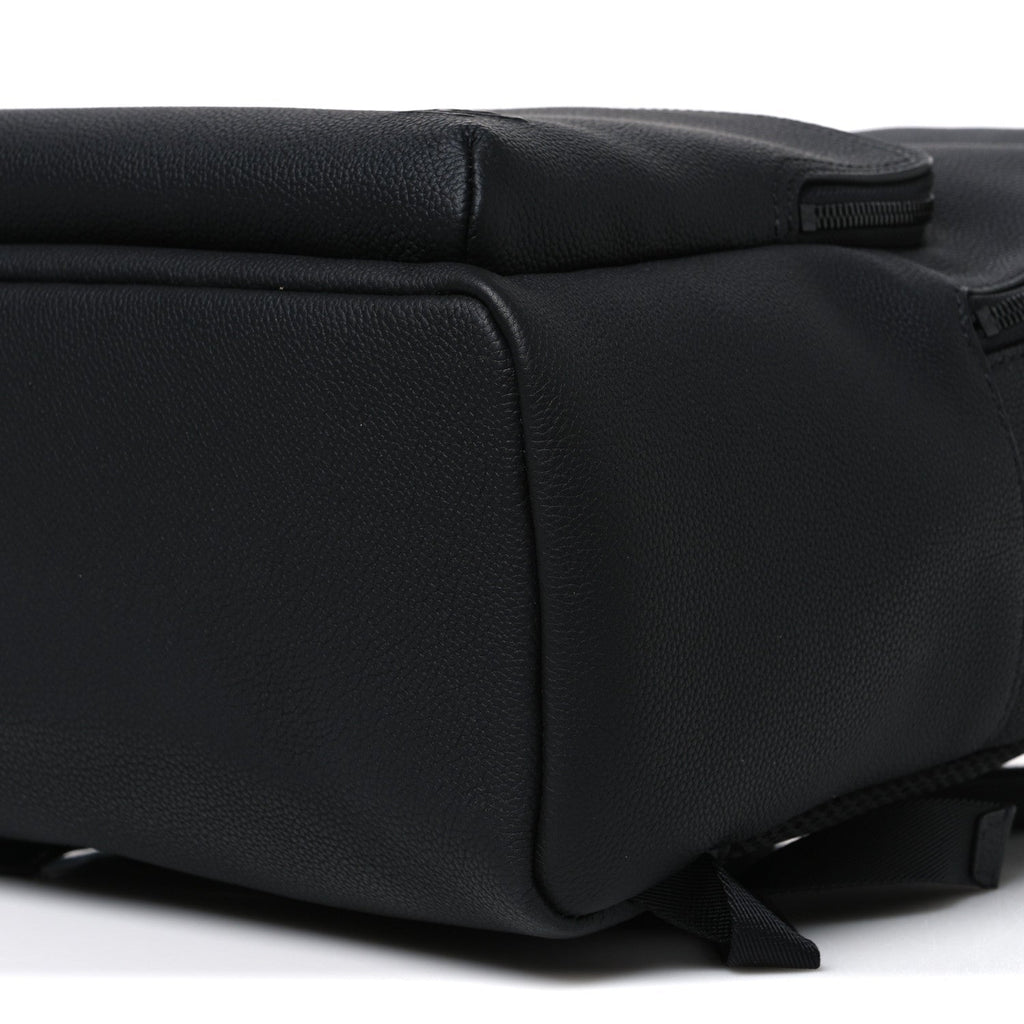 Calfskin Monogram Shadow Discovery Backpack Black