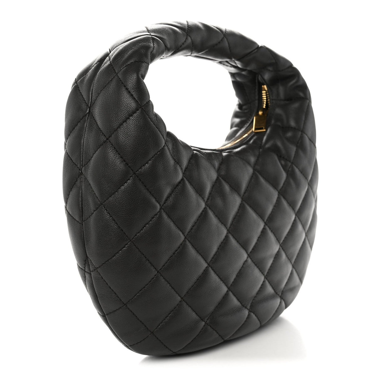 Lambskin Quilted Icarino Bag Urban Grey